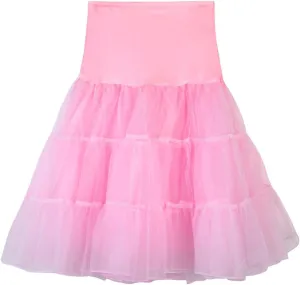 Adult Tutus Skirts for Women 3 Layered Tutu Skirt for Halloween Costume High Waist Pleated Short Skirt Dancing (Pink, M)