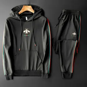 Aidase Autumn Winter Casual Men Sets Clothing Tracksuit Sportsuit Men's Hoodies Sportswear Hooded Sweatshirt Pant Pullover Two Piece