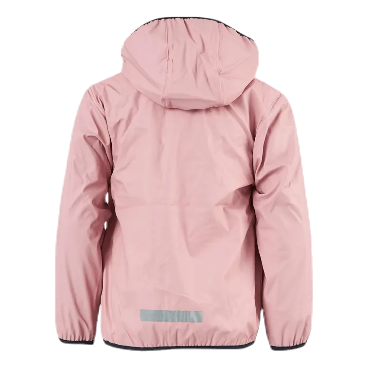 Aktiv Fleece-Lined Rain Jacket Pink