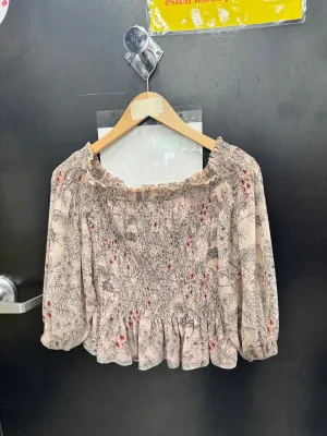 ALEXIS Long Sleeve Top Size Extra Small
