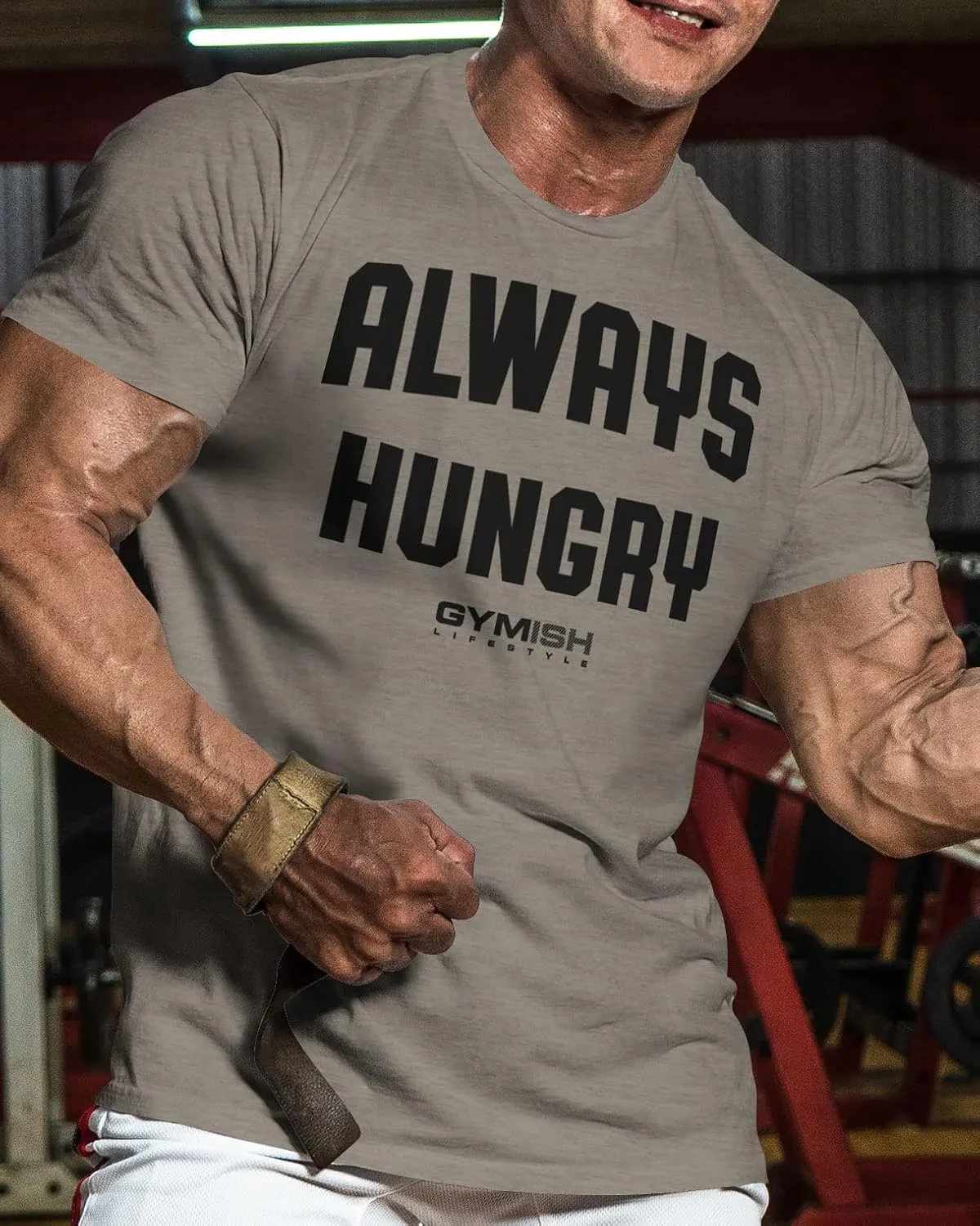 Always Hungry Gym Shirt for Men Funny Lifting T-Shirt