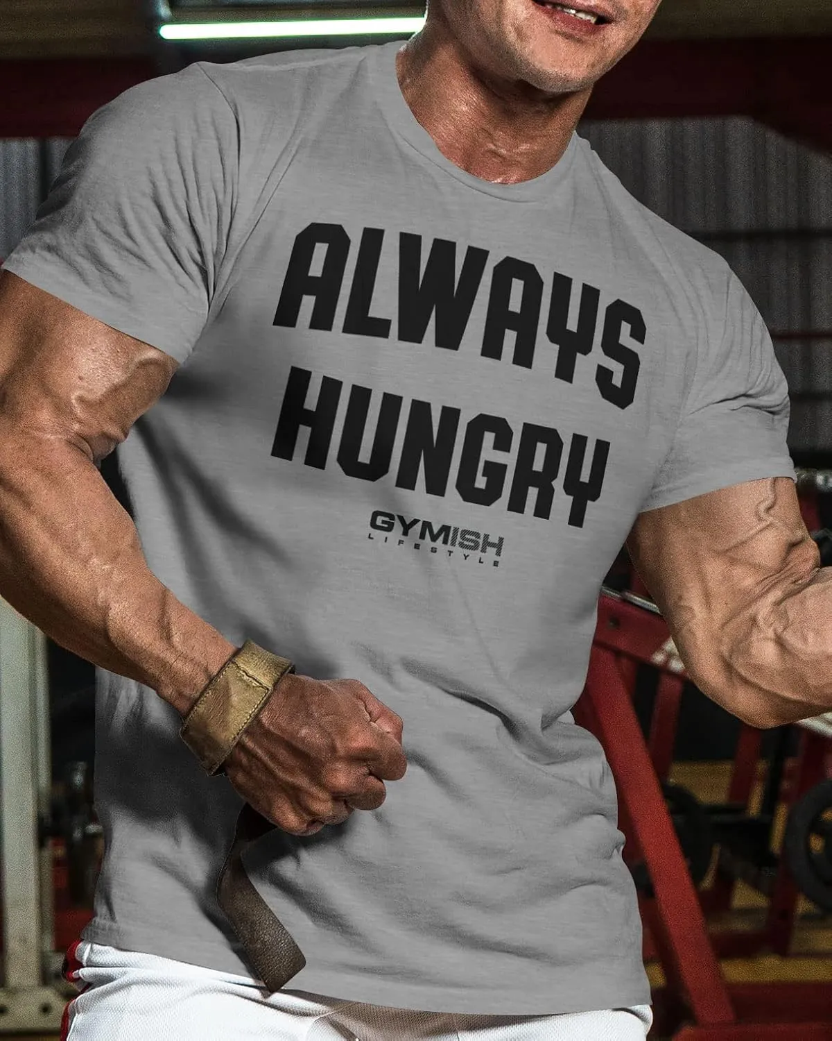 Always Hungry Gym Shirt for Men Funny Lifting T-Shirt