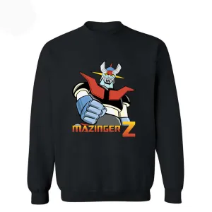 Anime Mazinger Z Vintage Sweatshirts Cartoon Hip Hop Sportswear Clothing