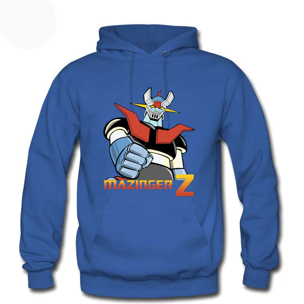 Anime Mazinger Z Vintage Sweatshirts Hoodies Cartoon Hip Hop Sportswear Clothing