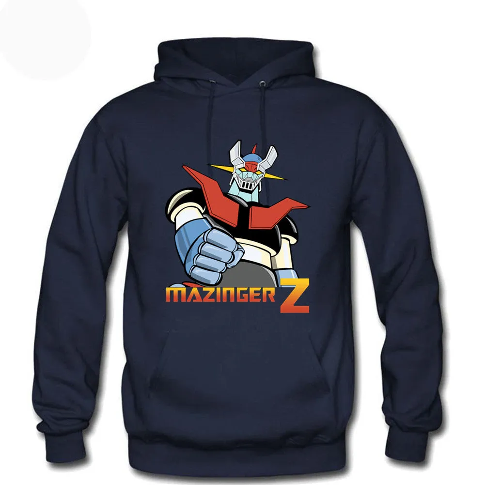 Anime Mazinger Z Vintage Sweatshirts Hoodies Cartoon Hip Hop Sportswear Clothing