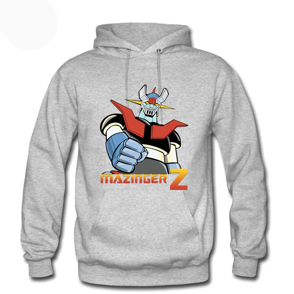 Anime Mazinger Z Vintage Sweatshirts Hoodies Cartoon Hip Hop Sportswear Clothing