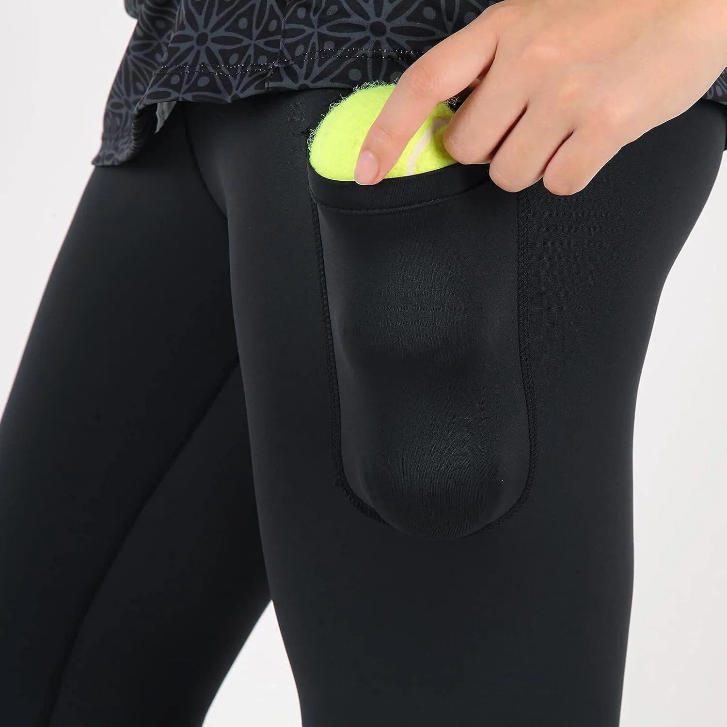 ANIVIVO Skirted Leggings for Women, Athletic Swim Tennis Skirt Above Knee Length with Leggings Active Skirt Capris Pockets