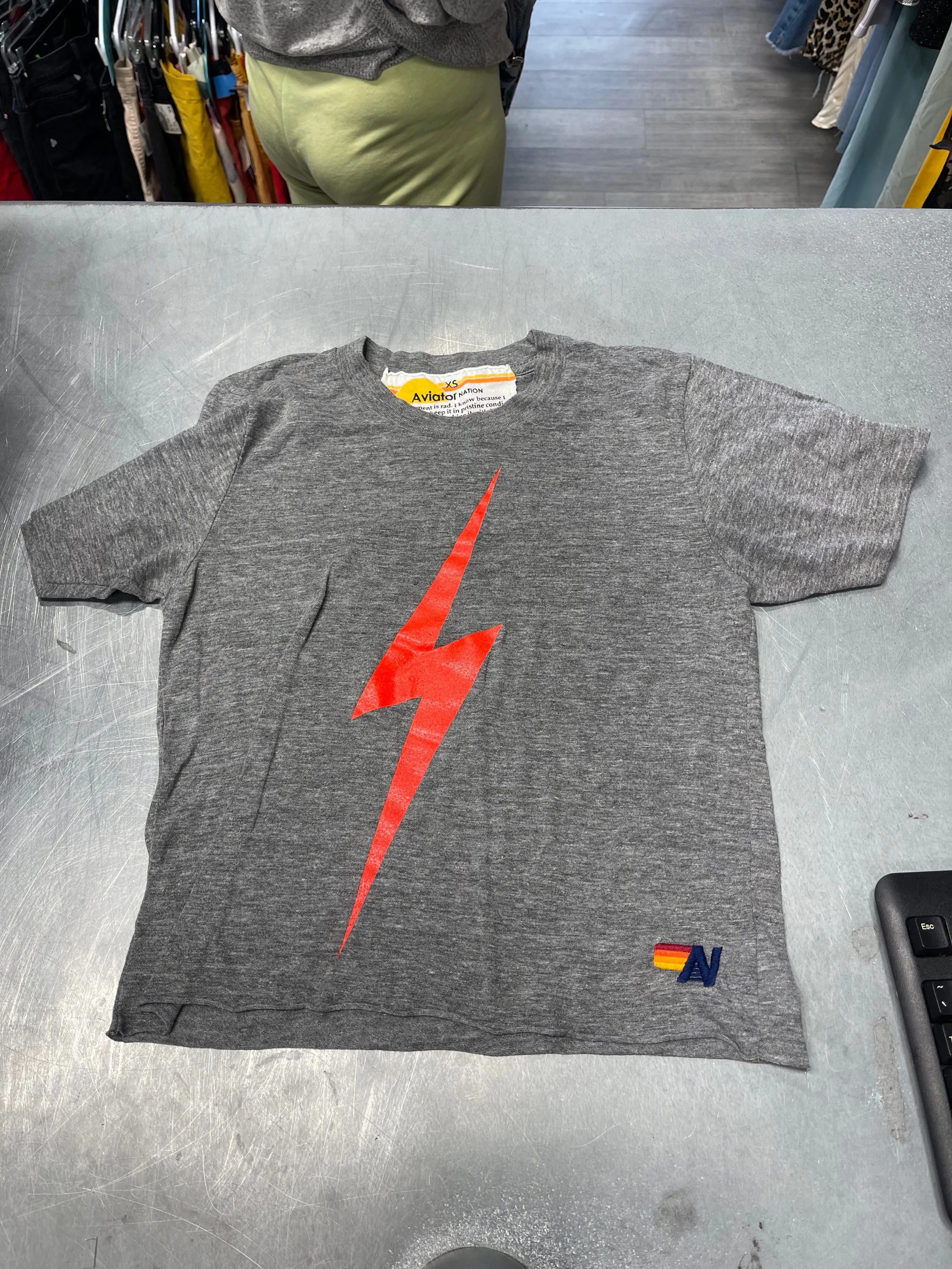 Aviator Nation Short Sleeve Top Size Extra Small