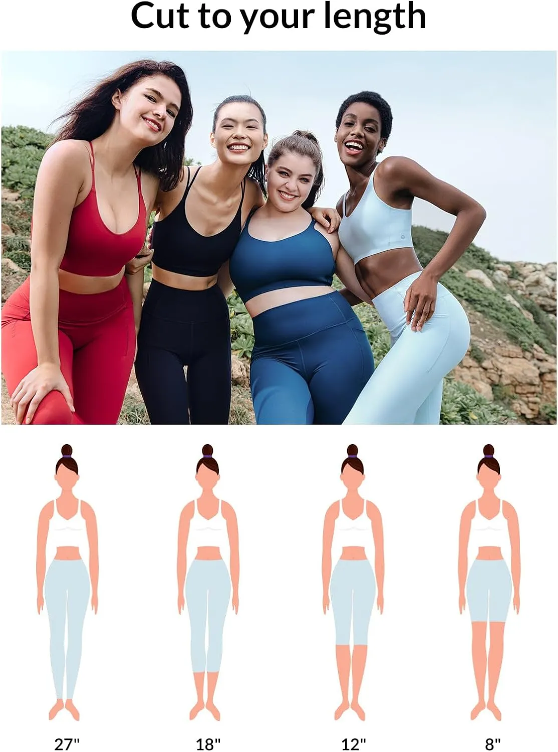 baleaf Freeleaf Women's 7/8 Yoga Leggings with Pockets, High Waisted 27" Workout Lounge Leggings Cozy Soft Athletic Pants