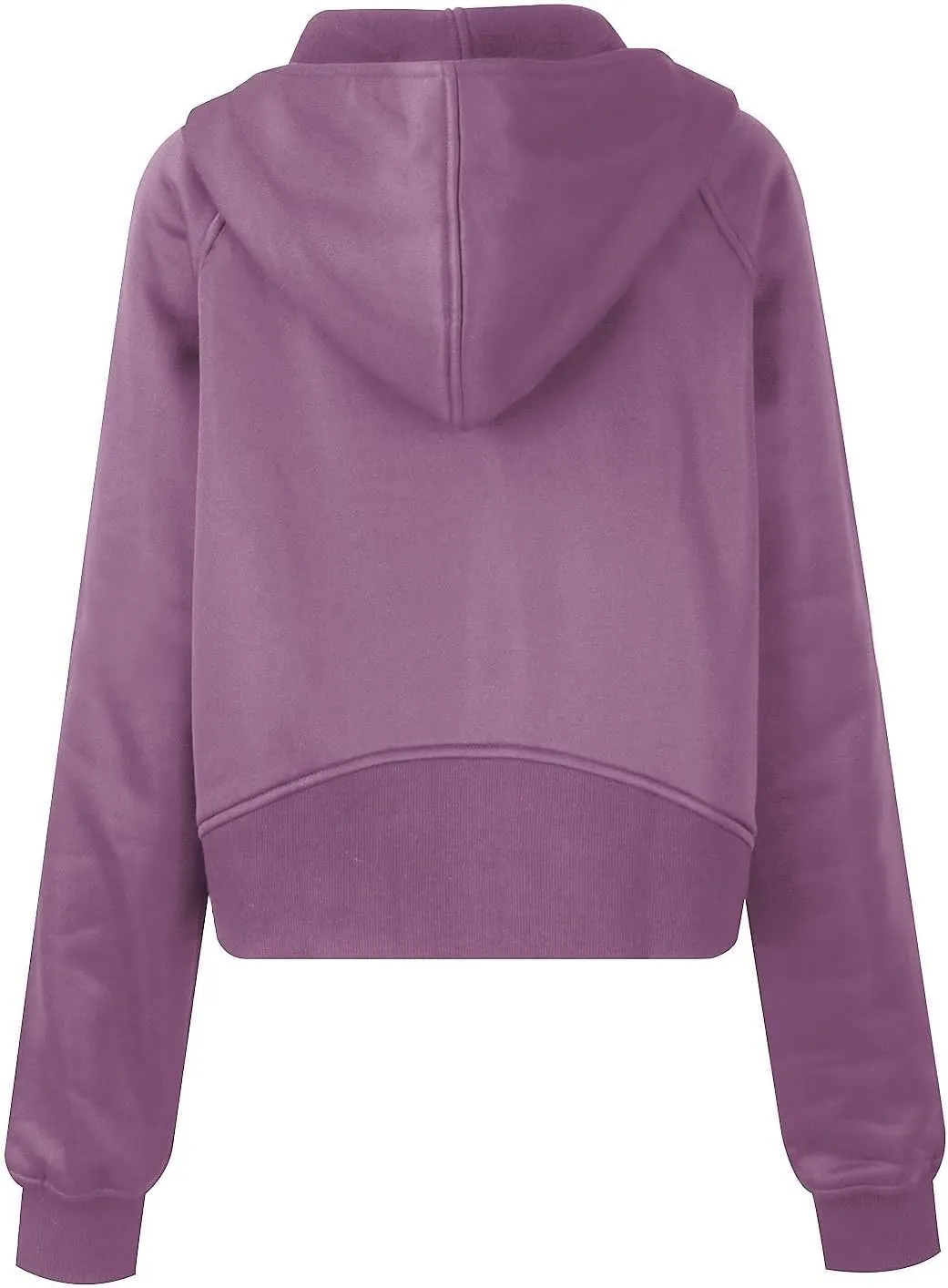Ceboyel Women Full Zip Up Cropped Hoodie Oversized Sweatshirt Trendy Y2K Fleece Jackets Fall Winter Outfits Clothes 2023