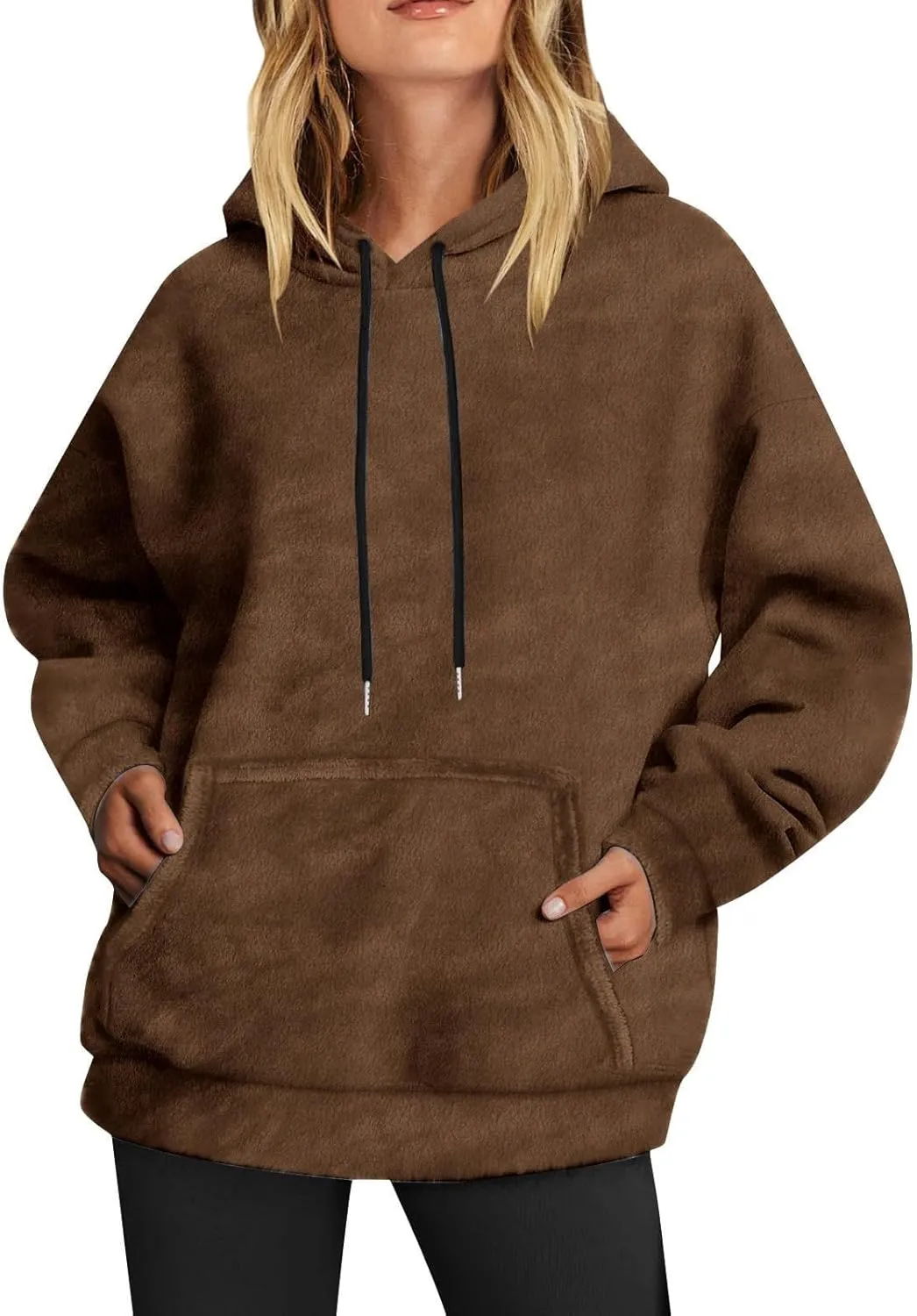 Ceboyel Women Trendy Fall Hoodies 2023 Oversized Sweatshirt Loose Fit Fleece Cute Sweater Casual Outfits Clothes