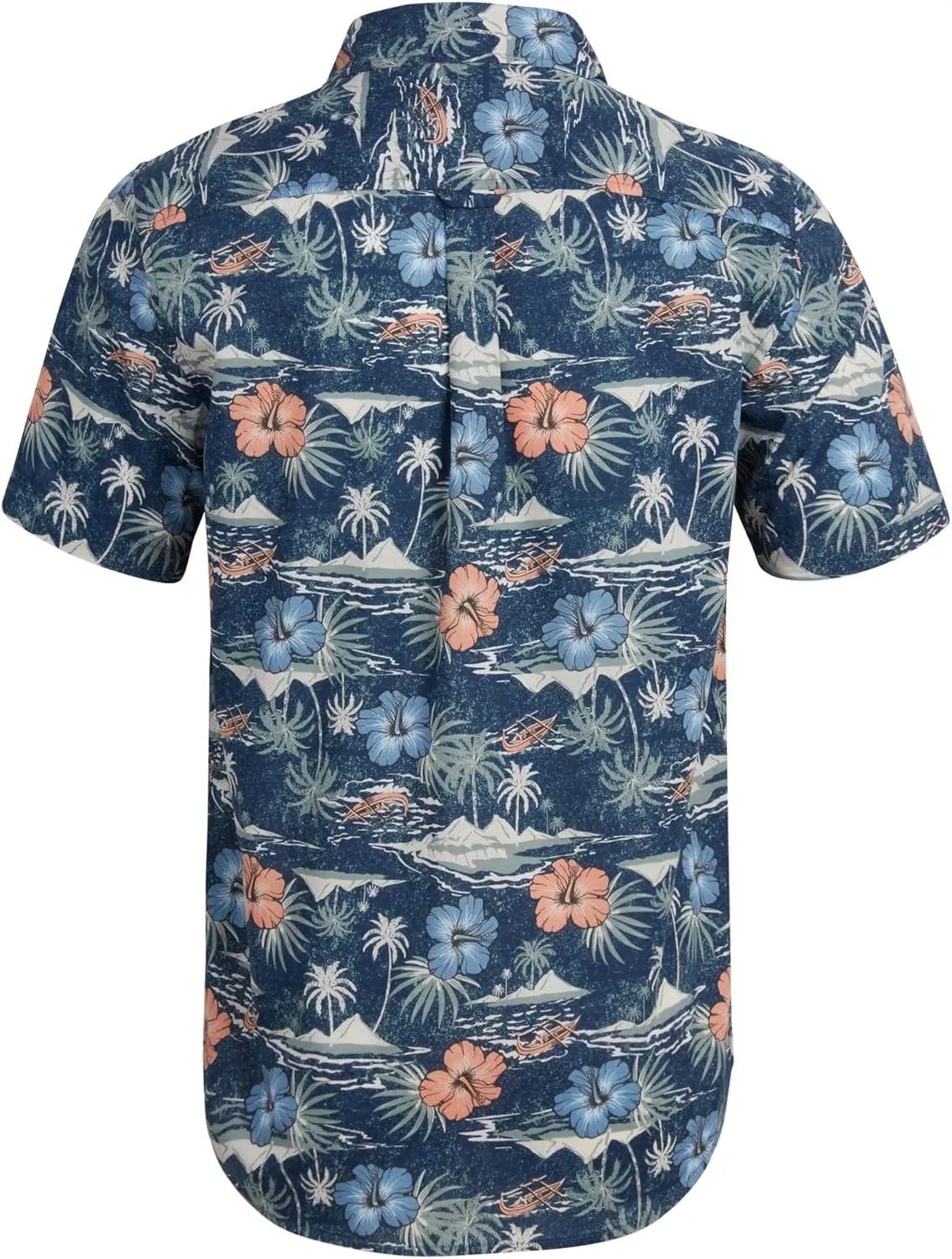 Chaps Men's Button-Down Shirt - Classic Woven Short Sleeve Formal Collared Shirt with Chest Pocket for Men (Sizes: S-XXL)