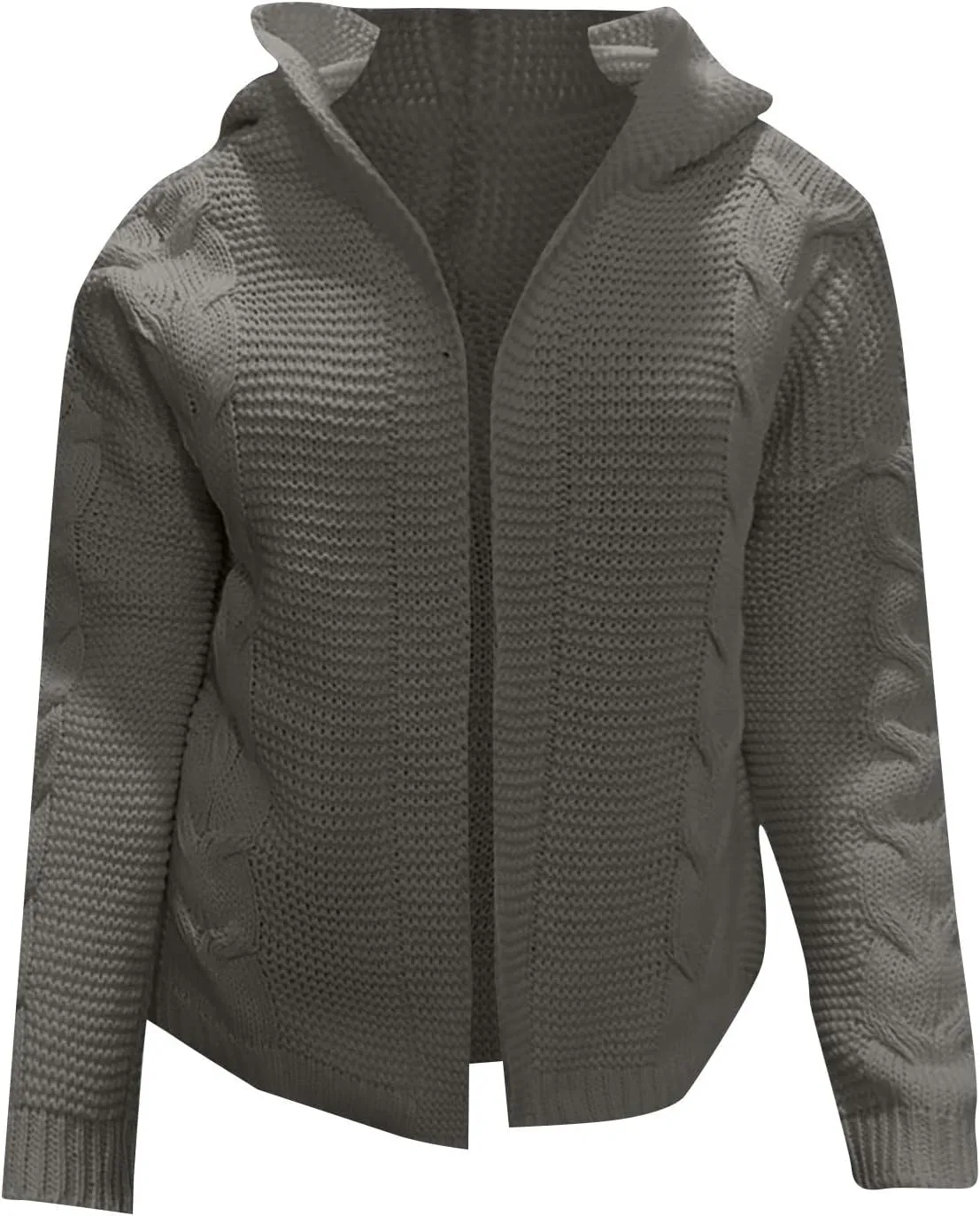 ChicCrate Womens Fashion Cardigan Sweater Soft Knit Open Front Casual Cardigan 2025 Fall Jackets Outfits Winter Clothes