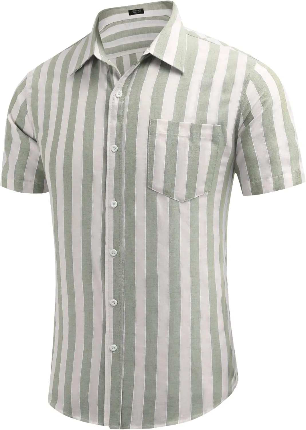 COOFANDY Men's Summer Beach Hawaiian Tropical Shirt Casual Short Sleeve Shirt