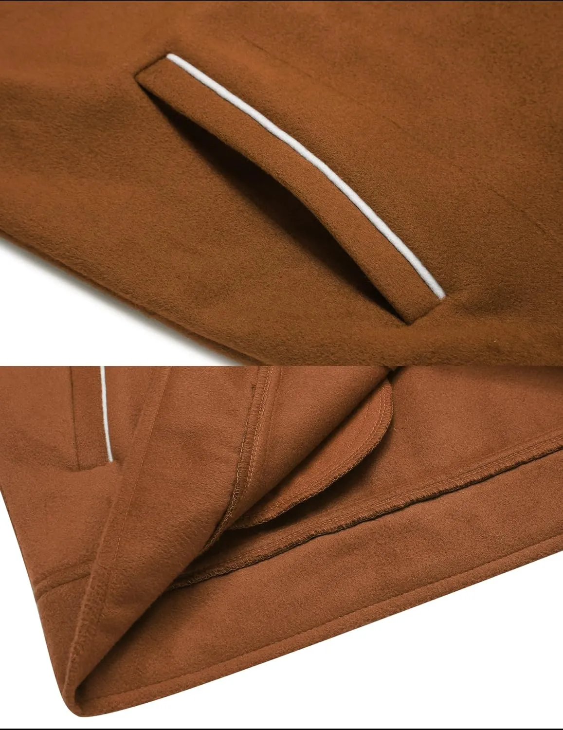COOFANDY Men's Varsity Jacket Wool Blend Letterman Bomber Jacket Baseball Lightweight Jacket