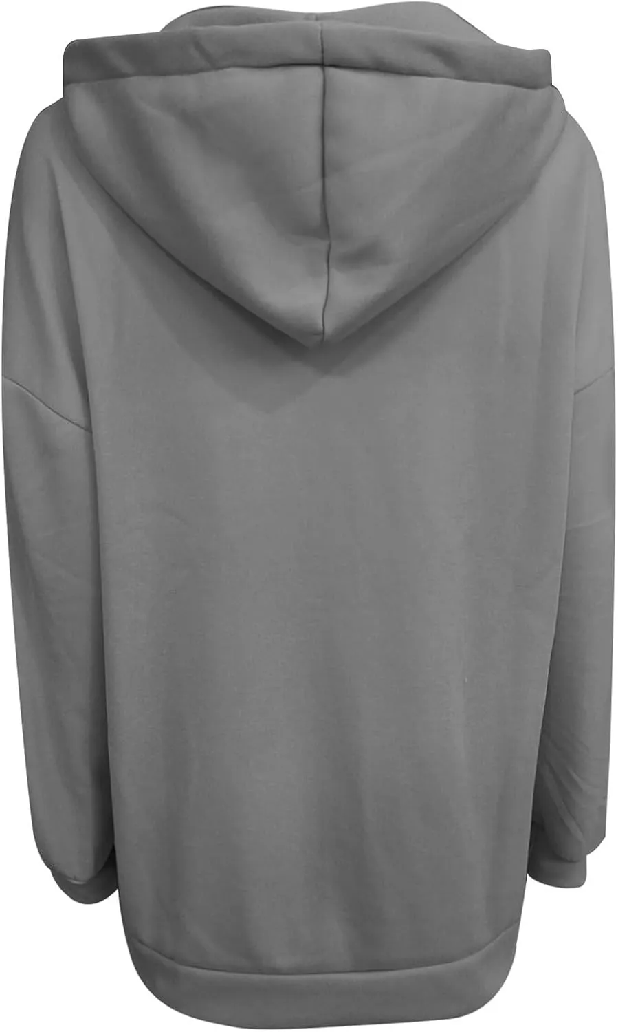 COTECRAM Women's Zip Up Hoodies Oversized Long Sleeve Fall Hooded Sweatshirts Casual Long Fleece Jacket Coats with Pockets
