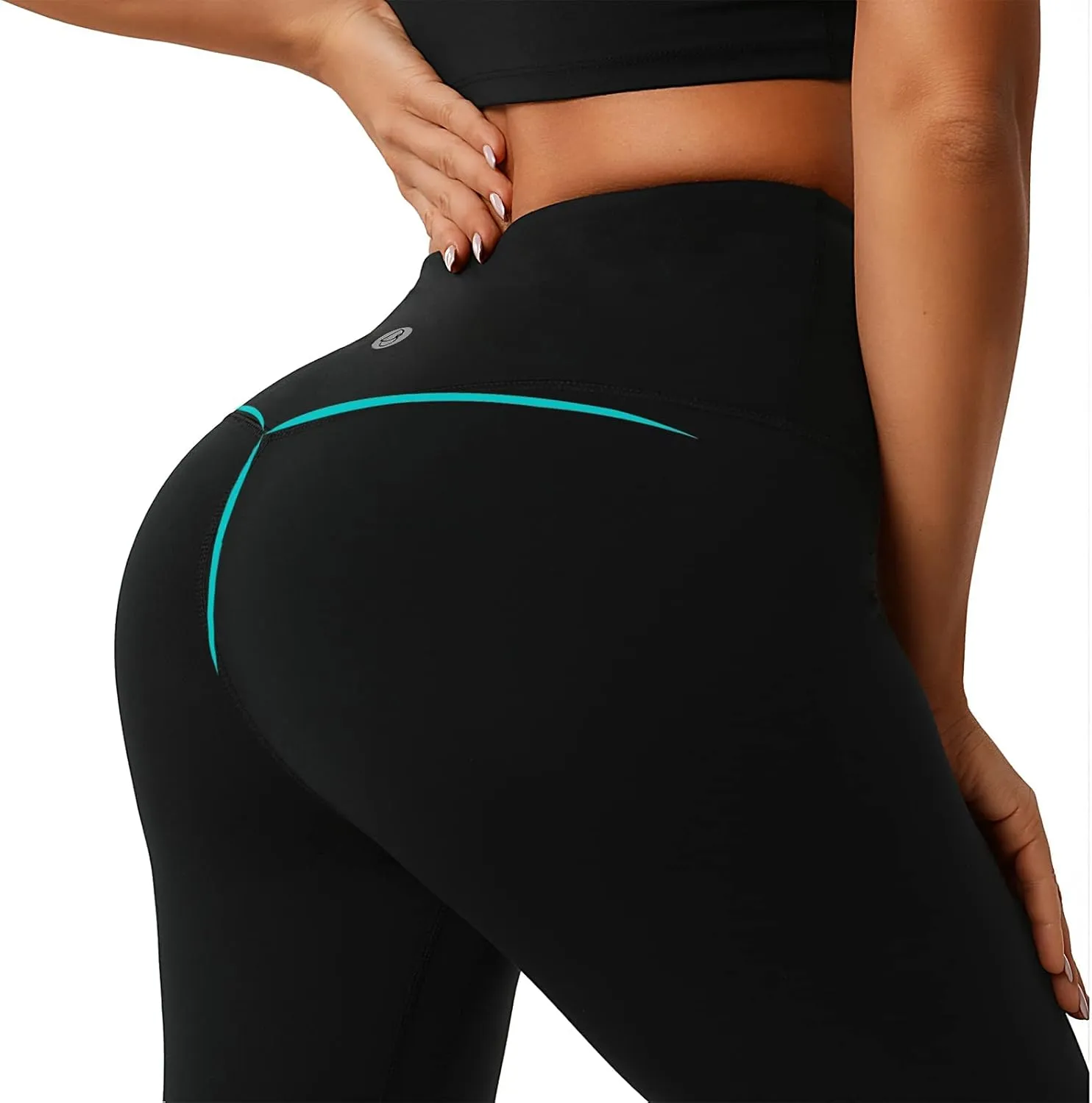 Desol Leggings for Women, High Waisted Yoga Pants Tummy Control Gym Workout Running Womens Leggings 25"/28"