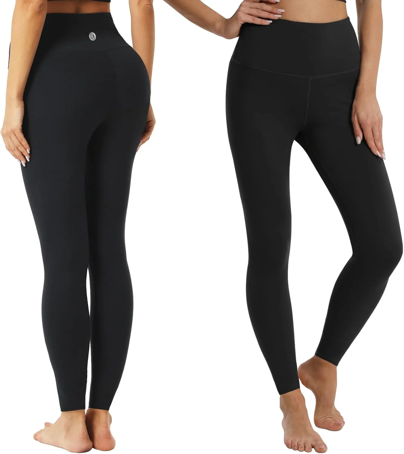 Desol Leggings for Women, High Waisted Yoga Pants Tummy Control Gym Workout Running Womens Leggings 25"/28"
