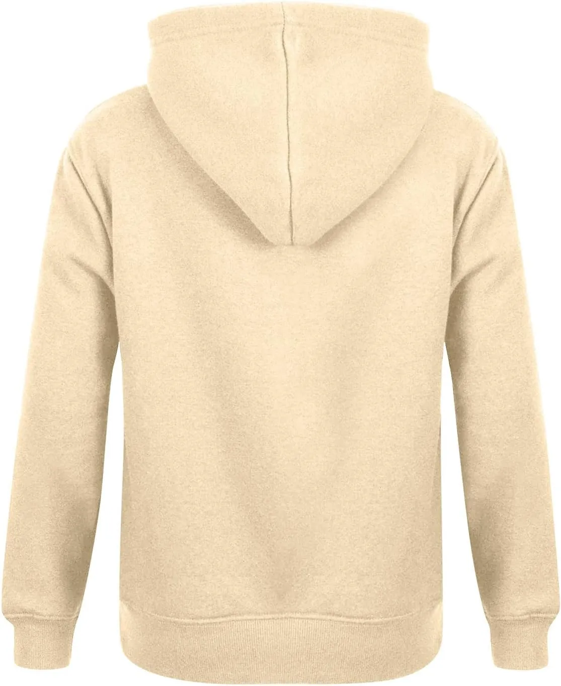 DuDubaby Men Long Hooded Sweatshirt Autumn and Winter Hooded Sweater Long Sleeve Sweater Top