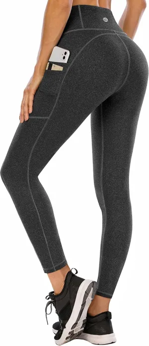 Ewedoos Leggings with 5 Pockets for Women Yoga Pants 25"/ 27" Workout Leggings for Women Tummy Control Running