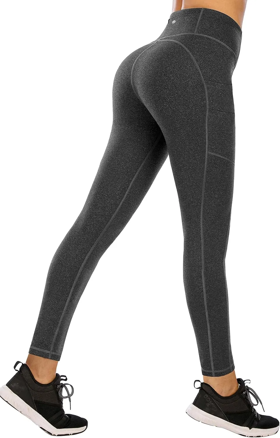 Ewedoos Leggings with 5 Pockets for Women Yoga Pants 25"/ 27" Workout Leggings for Women Tummy Control Running