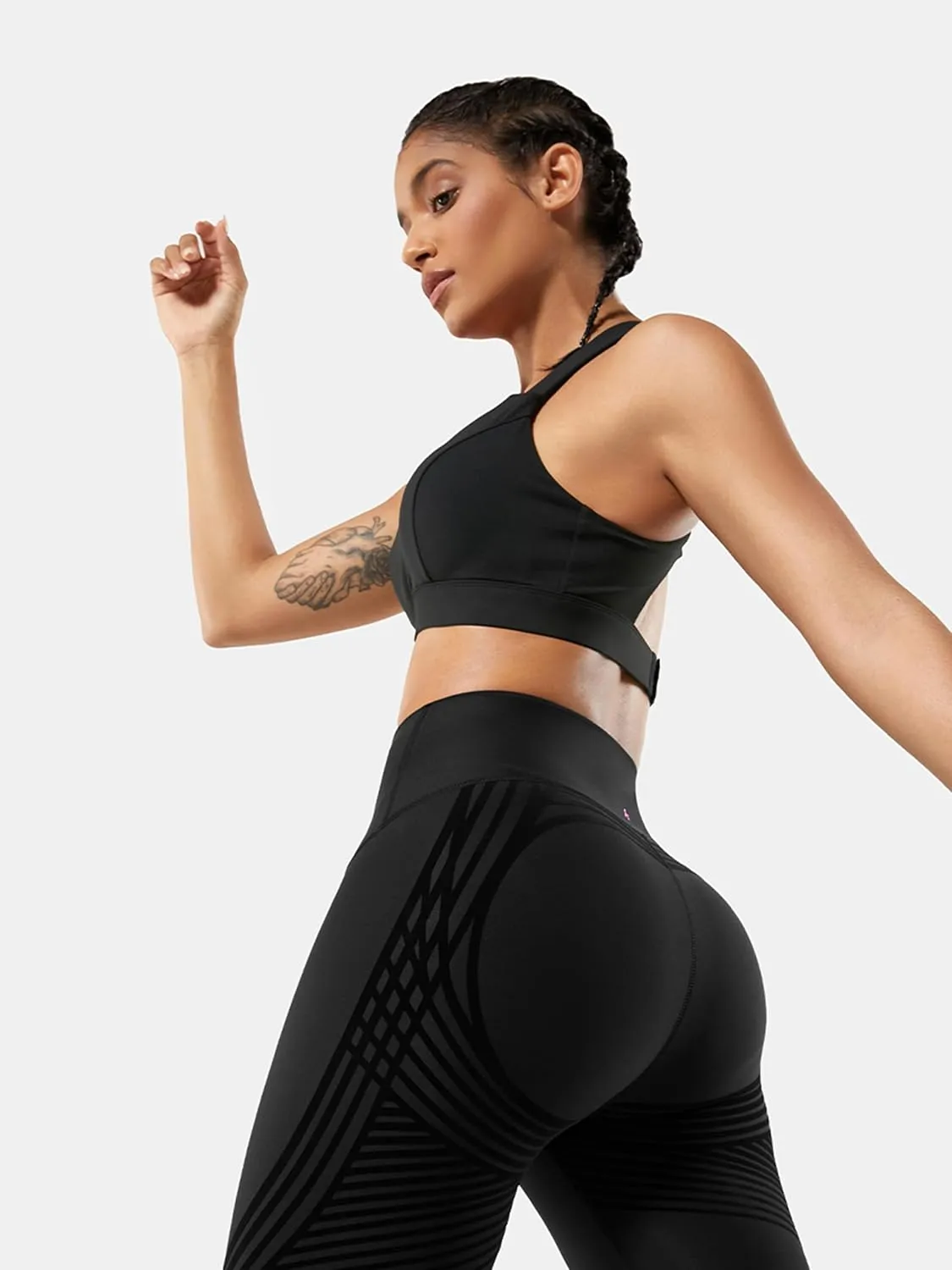 Fanka 7/8 High Waisted Leggings for Women Tummy Control Reversible Wear Body Sculpt Leggings Workout Yoga Pants
