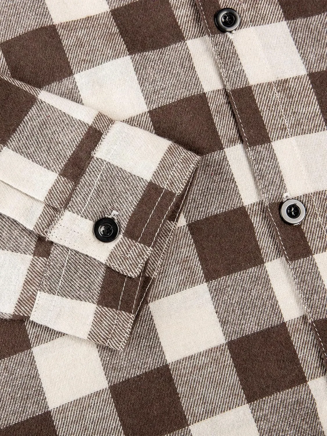 Flannel Hoodie for Mens Casual Long Sleeve Button Down Hooded Plaid Shirt Jacket Lightweight Fall Shacket Hoodies