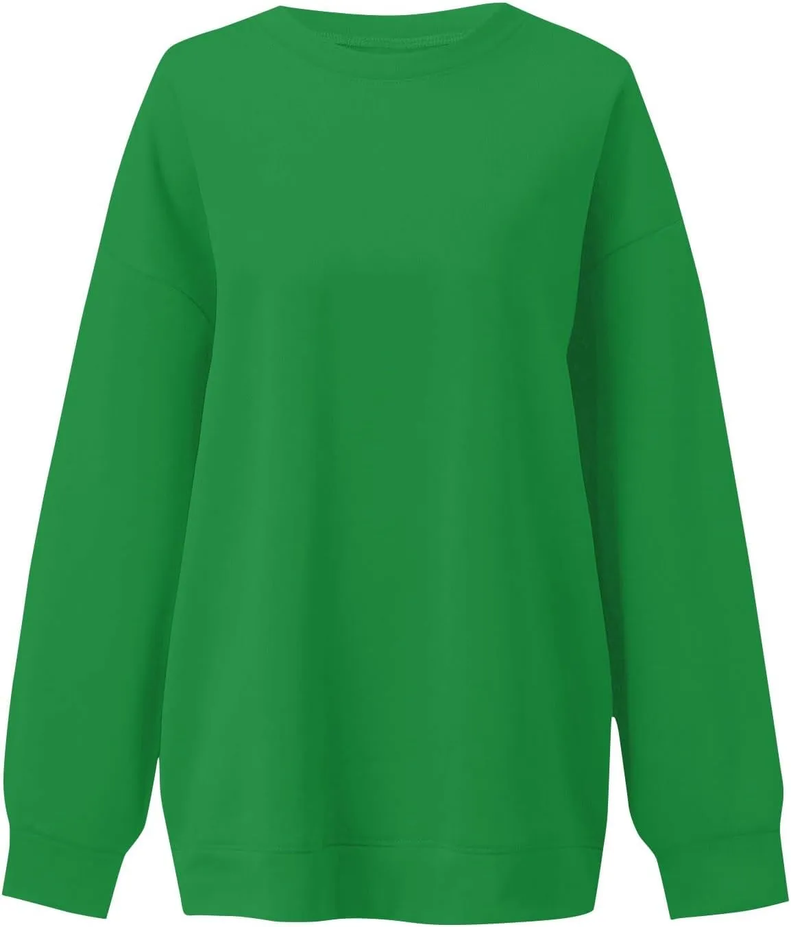 Fleece Plus Size Crewneck Sweatshirts Women Oversized Sweatshirt Hoodies Tunic Pullover Warm Sweaters Casual Tops