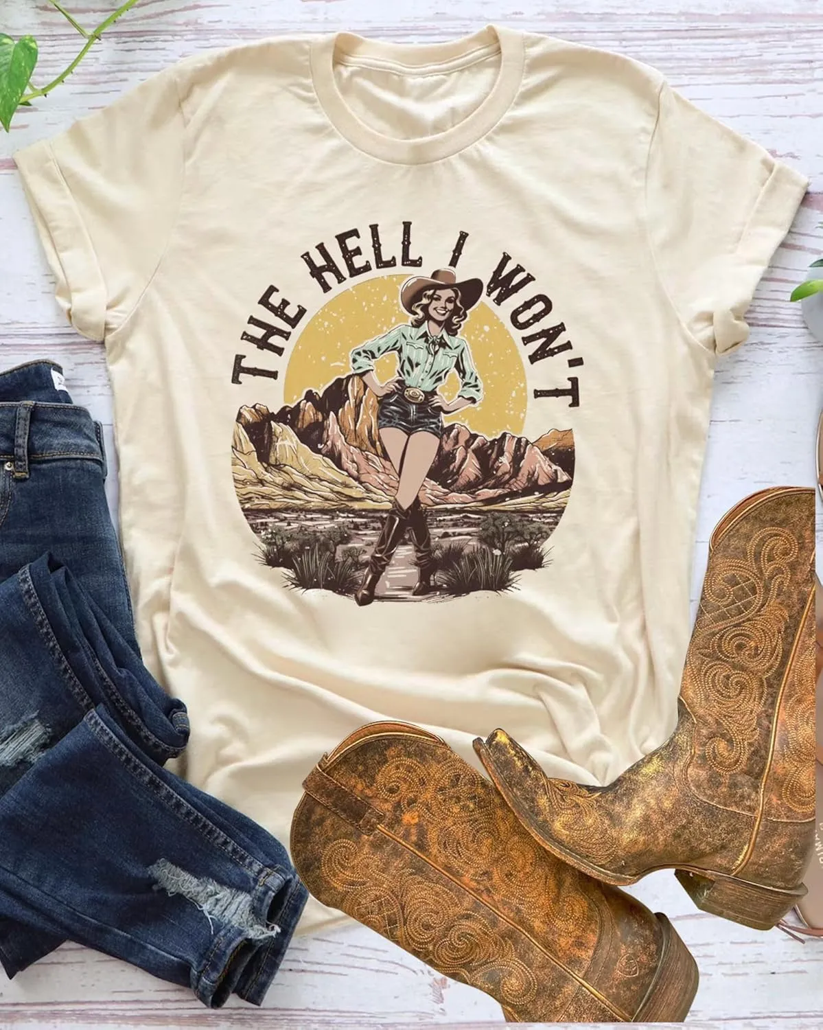 Funny Western Shirts for Women Cowboy Take Me Away Vintage Graphic Country T Shirt Teen Girls Summer Retro Tees Tops