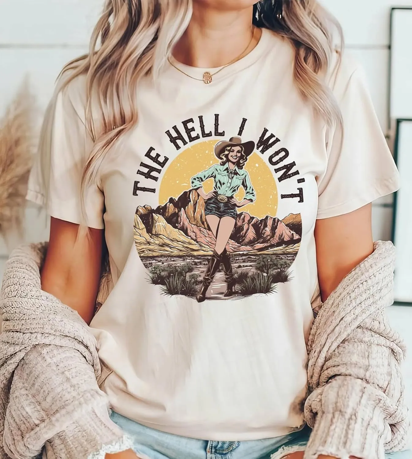 Funny Western Shirts for Women Cowboy Take Me Away Vintage Graphic Country T Shirt Teen Girls Summer Retro Tees Tops