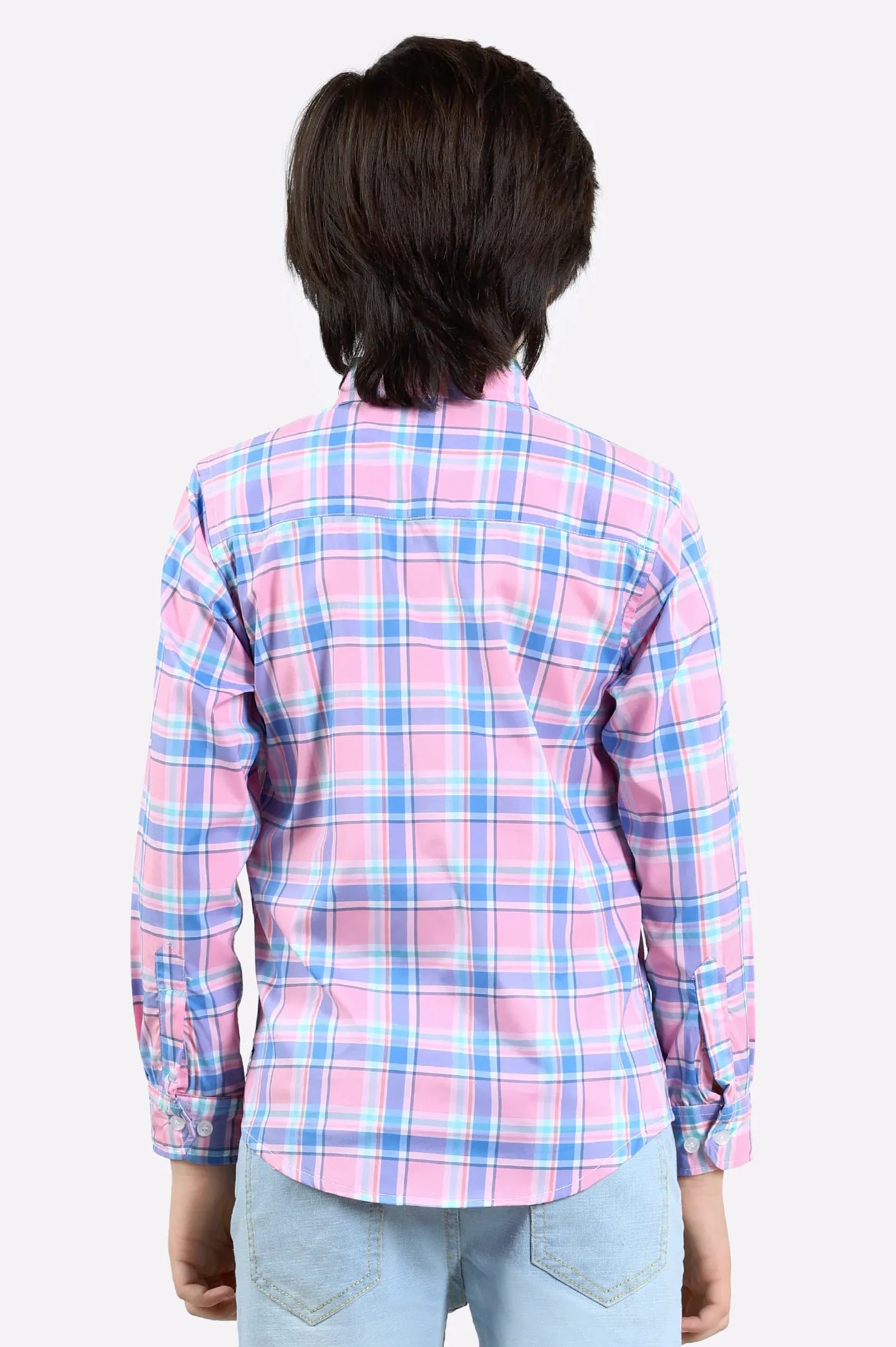 Glen Plaid Check Casual Shirt