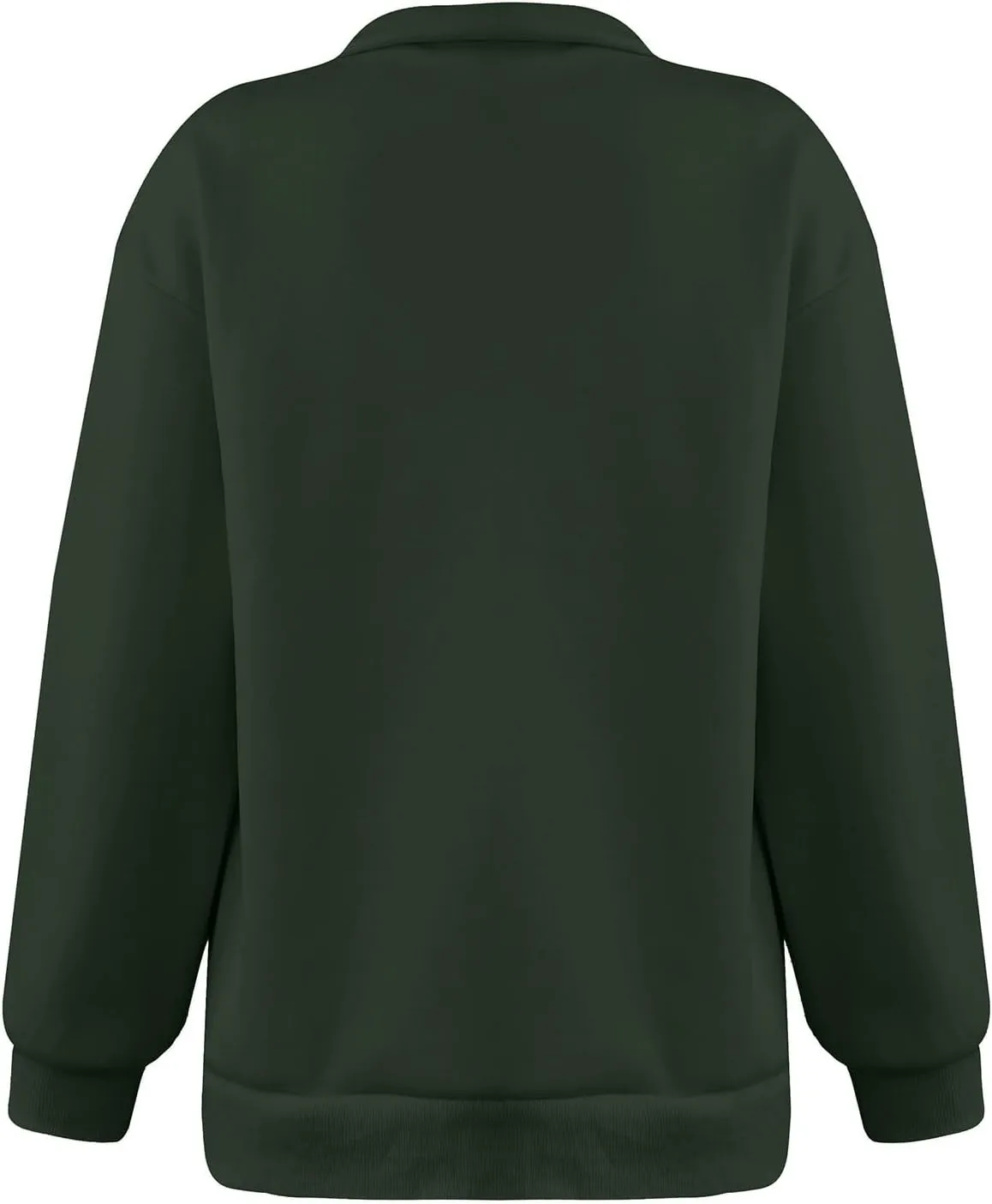 GOFULY Quarter Zip Pullover Women Fleece Fall Long Sleeve Lapel Collar Oversized Sweatshirt Drop Shoulder Shirt Winter Clothe
