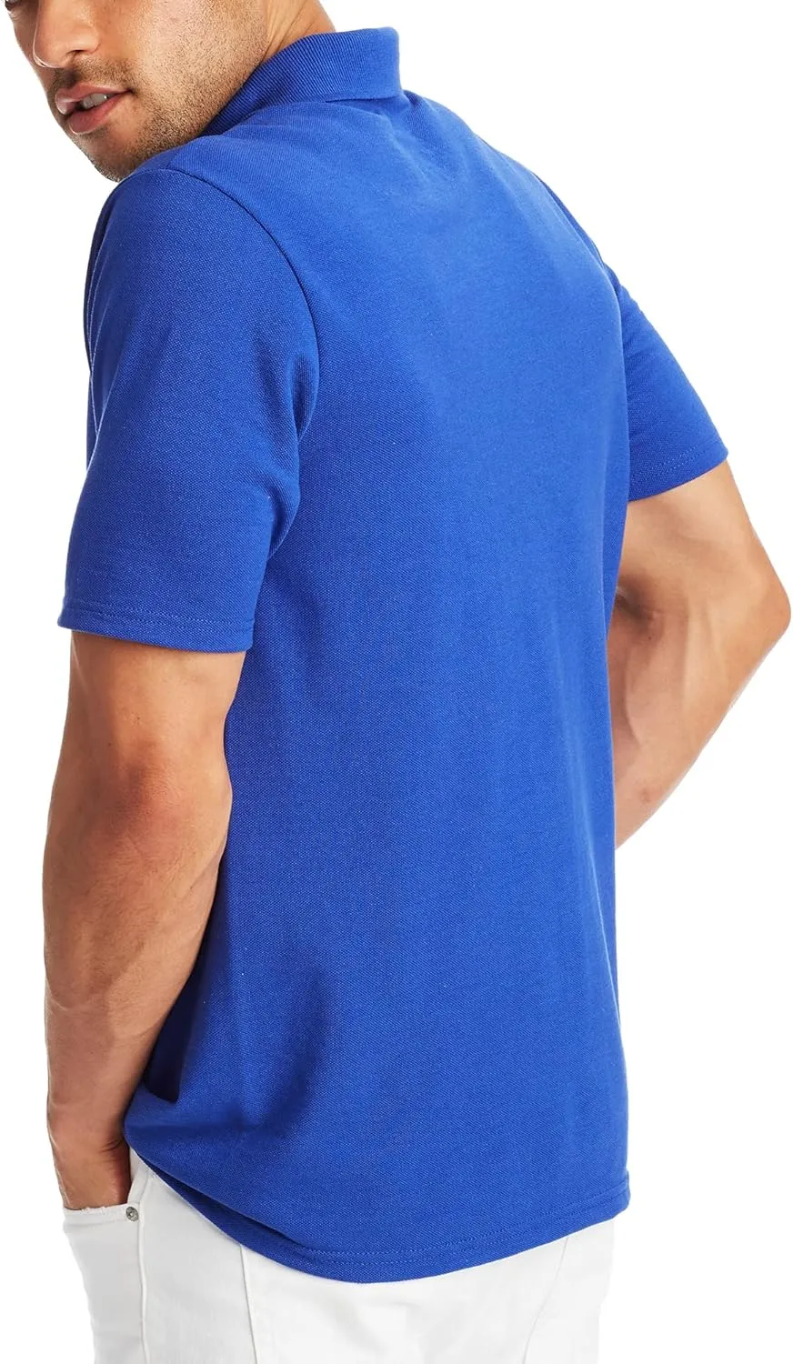 Hanes Mens X-Temp Short Sleeve Polo Shirt, Midweight Men's Shirt