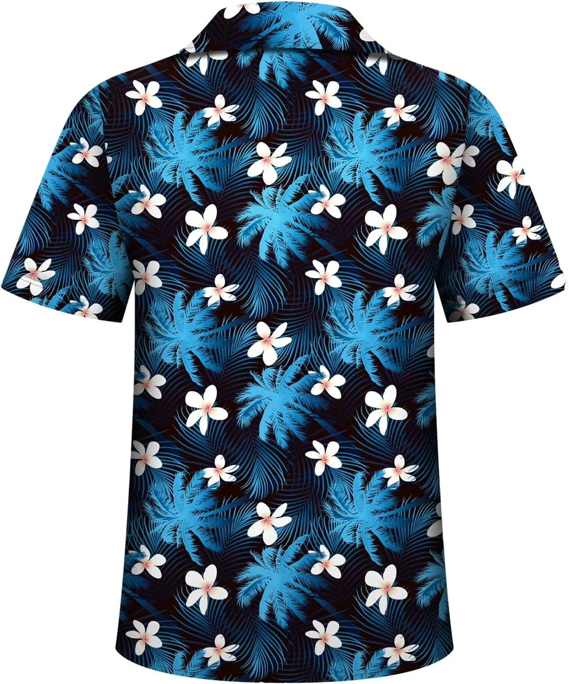 Hawaiian Shirt for Men, Tropical Shirts Casual Summer Button Down Short Sleeve Floral Shirt Vacation Outfits Cruise Shirt