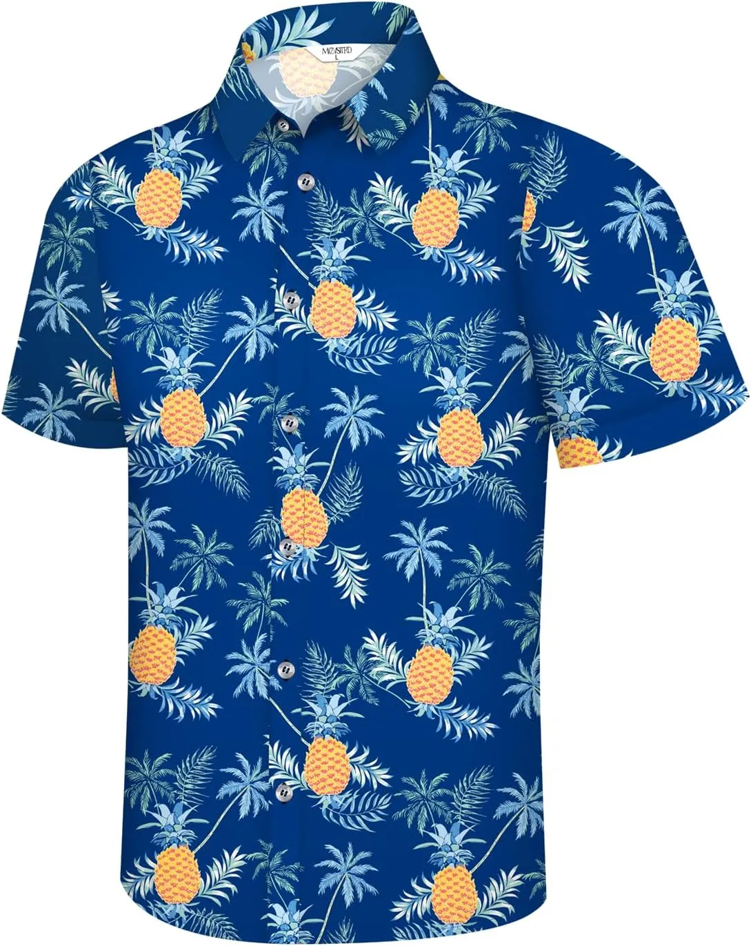 Hawaiian Shirt for Men, Tropical Shirts Casual Summer Button Down Short Sleeve Floral Shirt Vacation Outfits Cruise Shirt