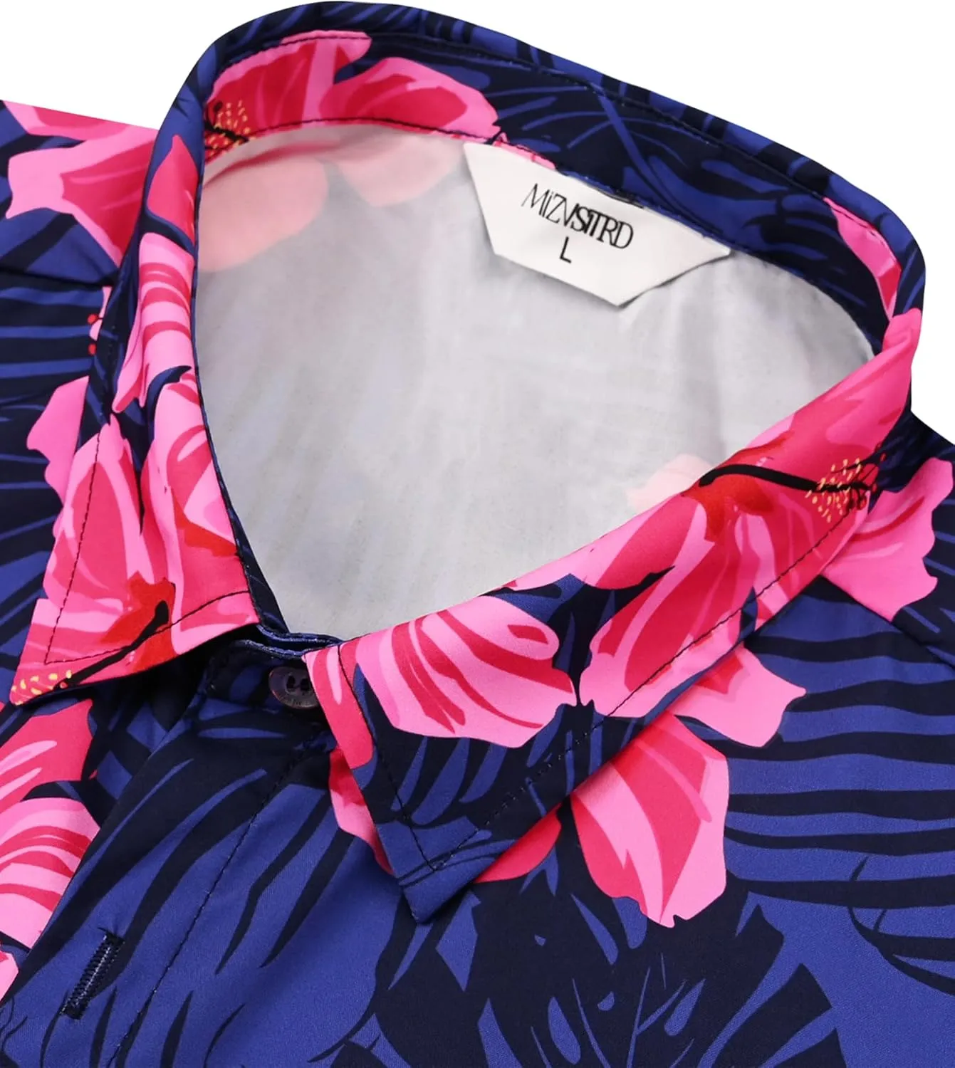 Hawaiian Shirt for Men, Tropical Shirts Casual Summer Button Down Short Sleeve Floral Shirt Vacation Outfits Cruise Shirt