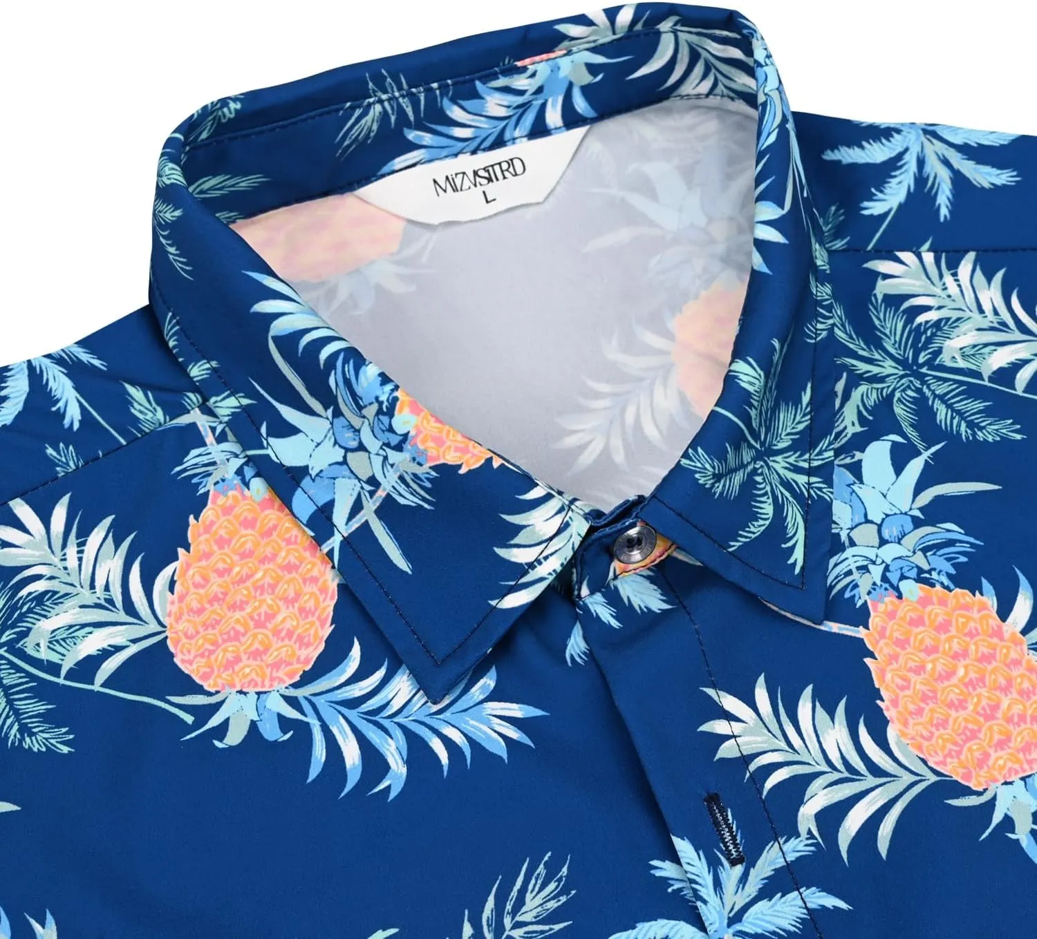 Hawaiian Shirt for Men, Tropical Shirts Casual Summer Button Down Short Sleeve Floral Shirt Vacation Outfits Cruise Shirt