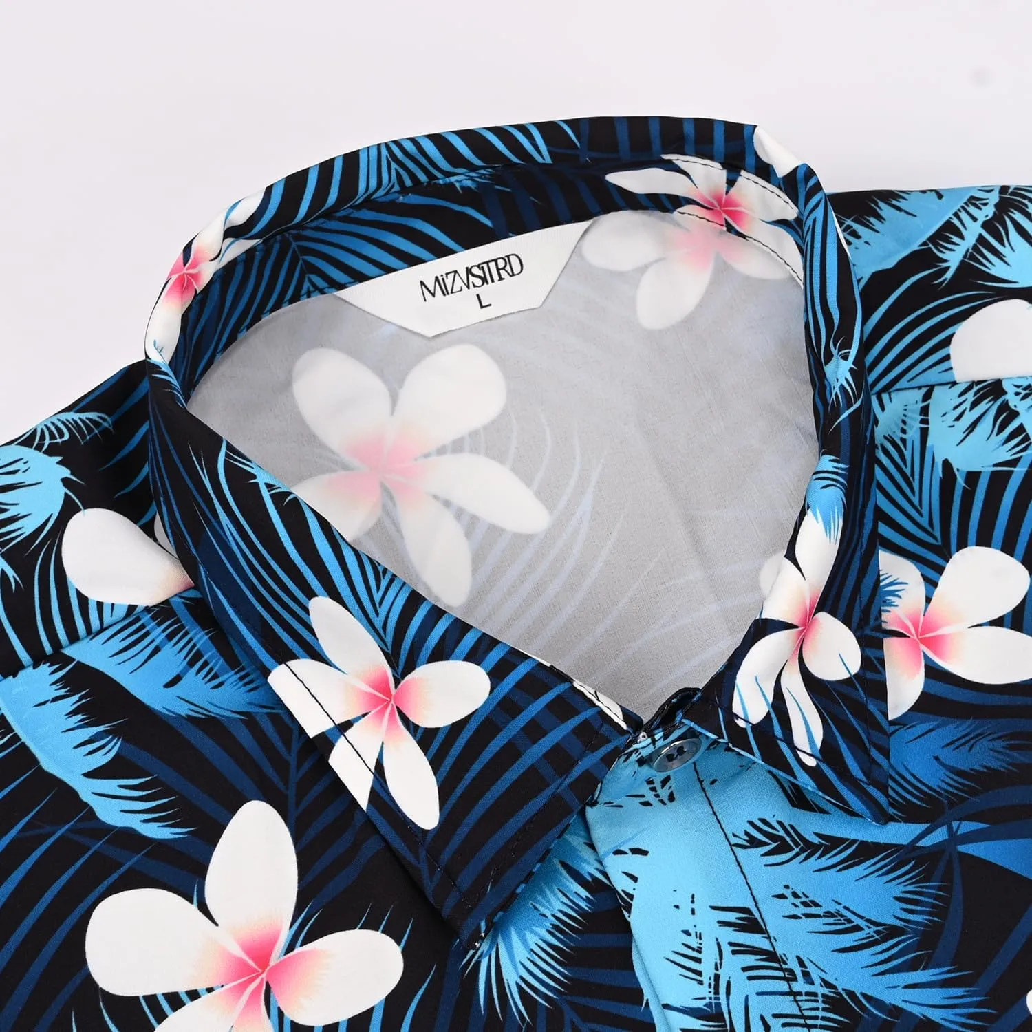 Hawaiian Shirt for Men, Tropical Shirts Casual Summer Button Down Short Sleeve Floral Shirt Vacation Outfits Cruise Shirt