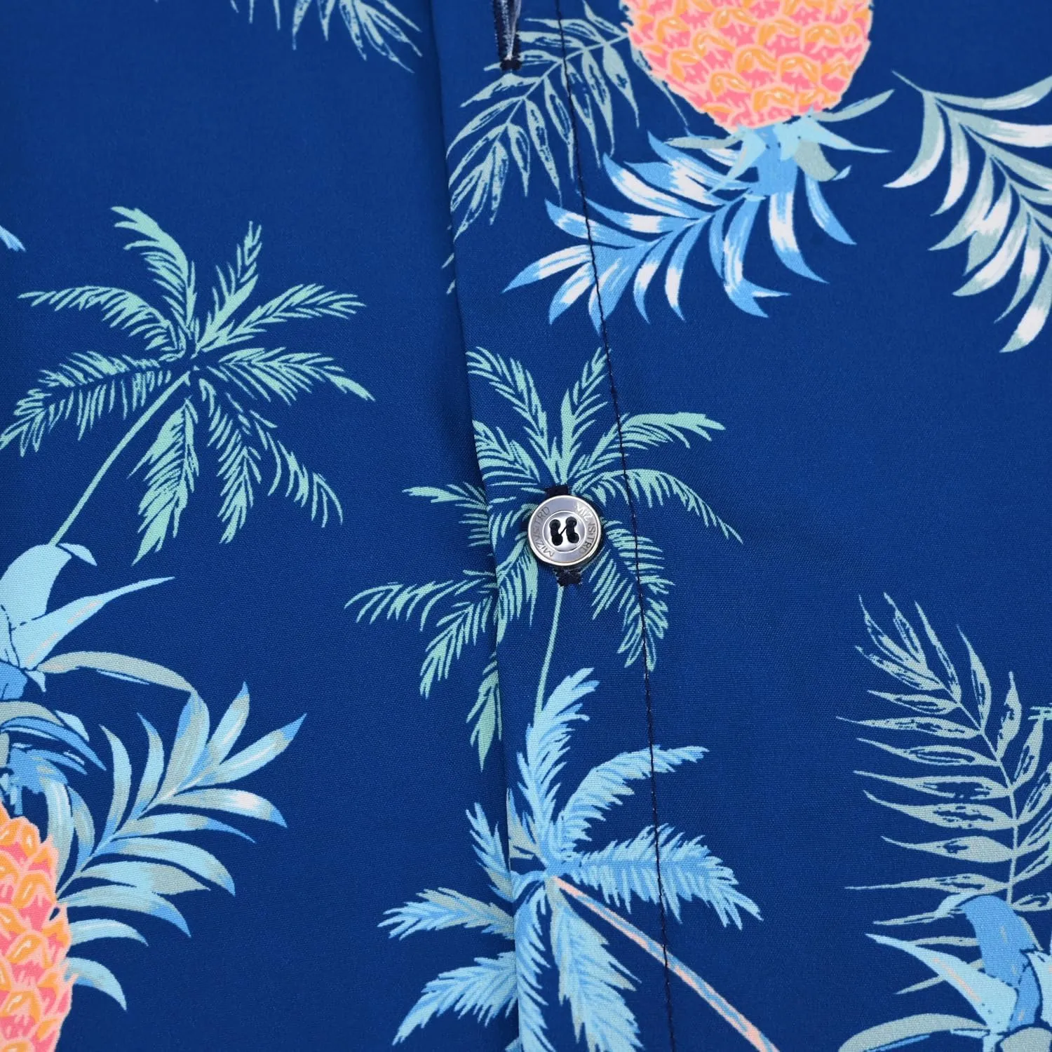 Hawaiian Shirt for Men, Tropical Shirts Casual Summer Button Down Short Sleeve Floral Shirt Vacation Outfits Cruise Shirt