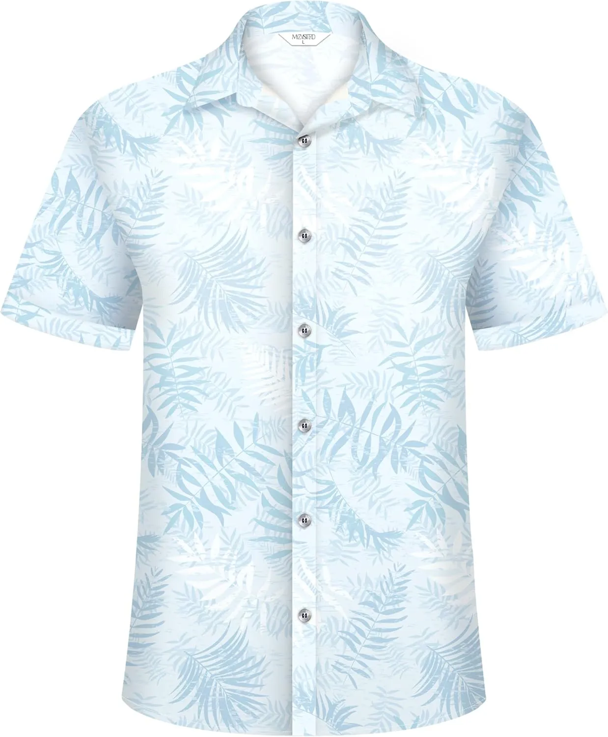 Hawaiian Shirt for Men, Tropical Shirts Casual Summer Button Down Short Sleeve Floral Shirt Vacation Outfits Cruise Shirt