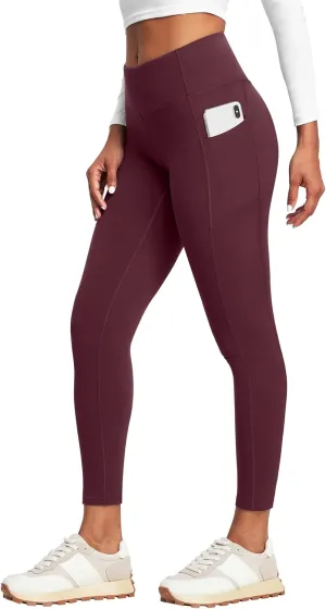 Heathyoga Leggings with Pockets for Women Tummy Control High Waist Yoga Pants with pockets for Workout Athletic Leggings