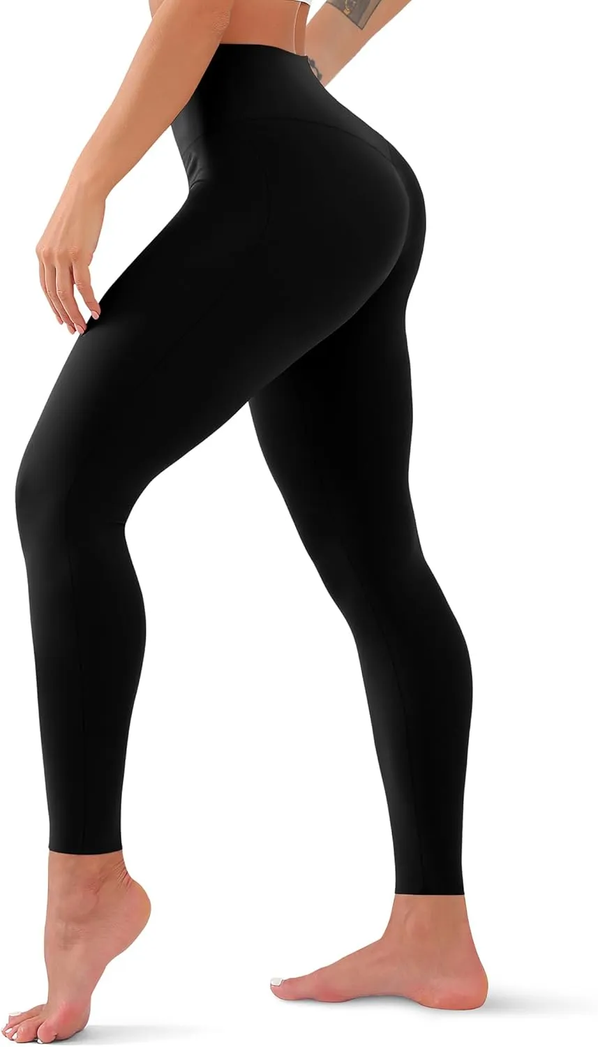 High Waisted Leggings for Women No See Through Yoga Pants Tummy Control Leggings for Workout Running Buttery Soft