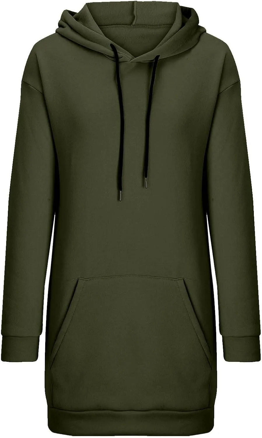 Hoodie Dress for Women 2025 Plus Size Trendy Comfy Long Sleeve Spring Sweatshirts Casual Cute Pullover with Pockets