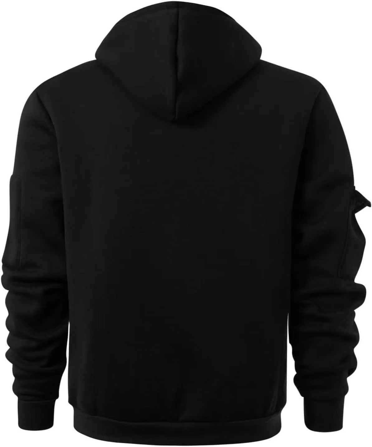 Hoodies for Men Full Zip Up Long Sleeve Sports Hooded Jacket Casual Gym Athletic Sweatshirt Coats with Zip Pockets