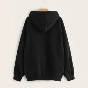 Hoodies for Women Pullover Basic Solid Long Sleeve Crewneck Sweatshirts for Teens Girls Oversized Hooded Tops