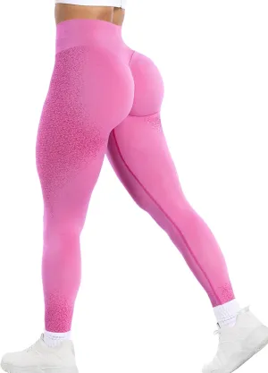 Ignite Seamless Workout Gym Leggings for Women Scrunch Butt Lifting Leggings for Women Tummy Control Yoga Pants