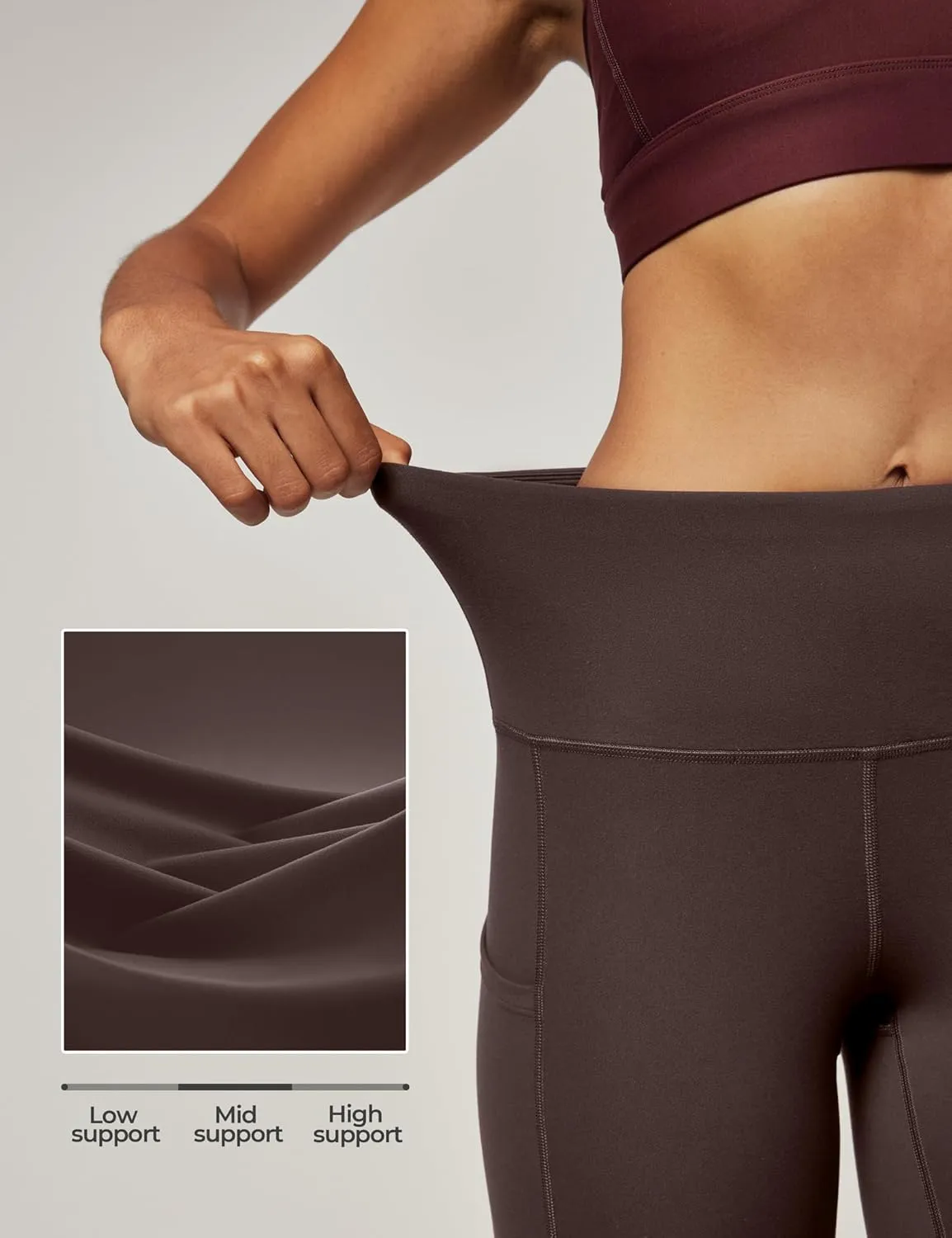 IUGA High Waist Yoga Pants with Pockets, Leggings for Women Tummy Control, Workout Leggings for Women 4 Way Stretch