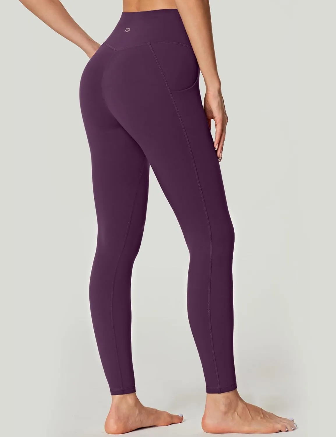 IUGA No Front Seam Leggings with Pockets for Women Buttery Soft Tummy Control Workout Leggings High Waisted Yoga Pants