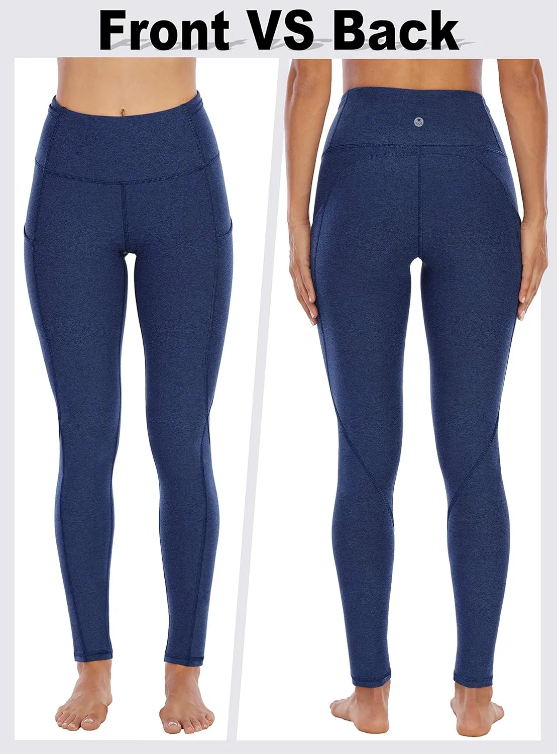 IUGA Thick Fleece Lined Leggings Women High Waist Warm Yoga Pants Winter Workout Thermal Leggings for Women