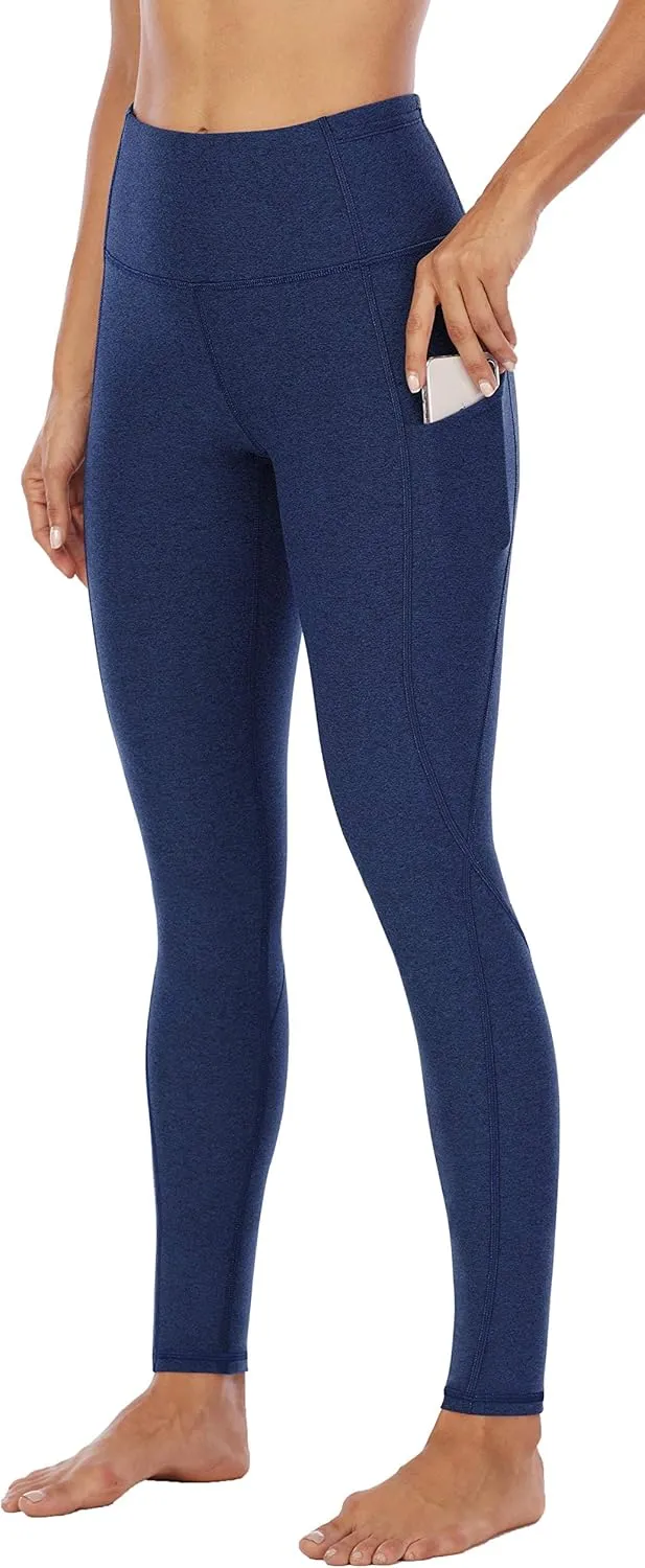 IUGA Thick Fleece Lined Leggings Women High Waist Warm Yoga Pants Winter Workout Thermal Leggings for Women